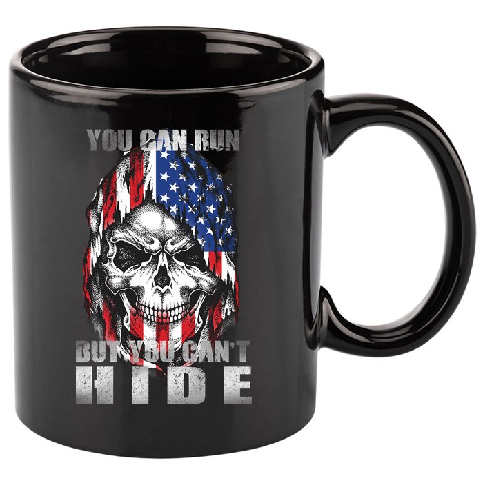 You Can Run But You Can't Hide 11oz C Handle Ceramic Mug