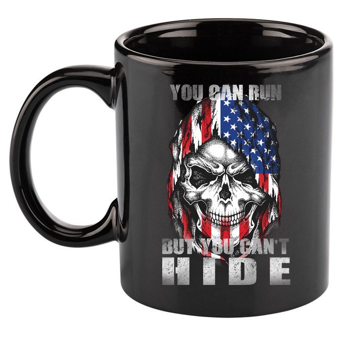 You Can Run But You Can't Hide 11oz C Handle Ceramic Mug