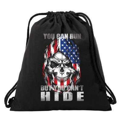 You Can Run But You Can't Hide Drawstring Bag