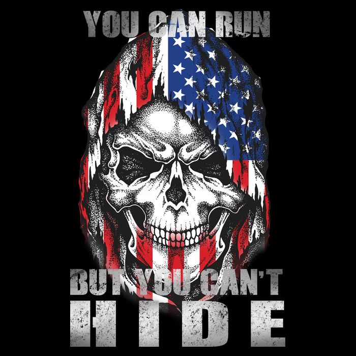 You Can Run But You Can't Hide Drawstring Bag