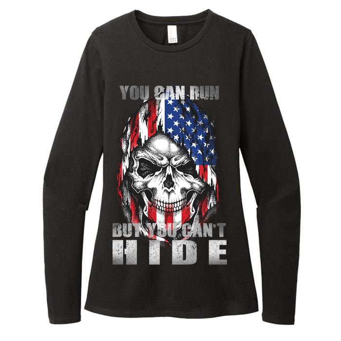 You Can Run But You Can't Hide Womens CVC Long Sleeve Shirt