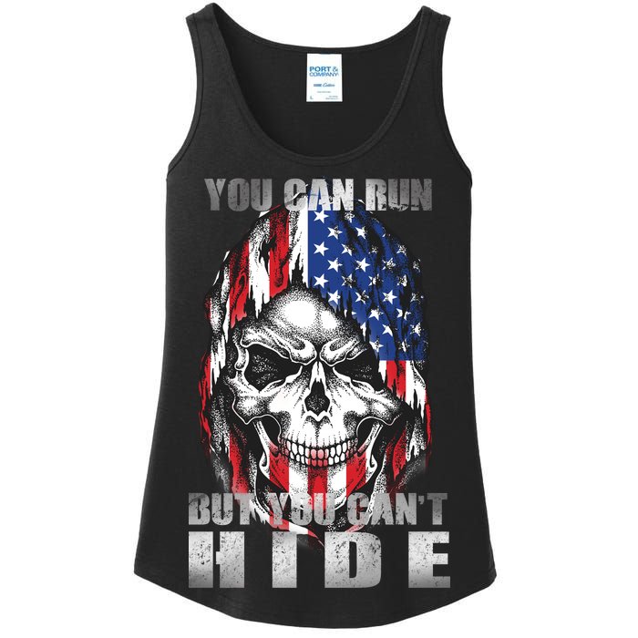 You Can Run But You Can't Hide Ladies Essential Tank