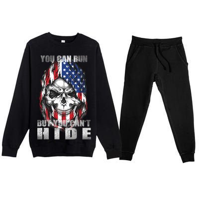 You Can Run But You Can't Hide Premium Crewneck Sweatsuit Set