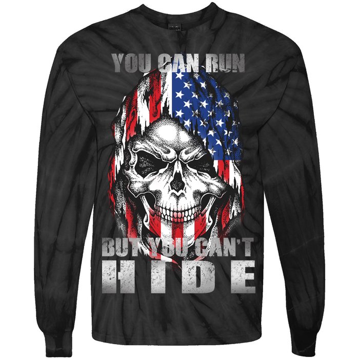 You Can Run But You Can't Hide Tie-Dye Long Sleeve Shirt