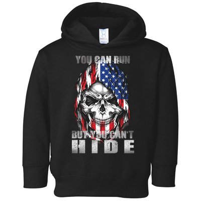 You Can Run But You Can't Hide Toddler Hoodie