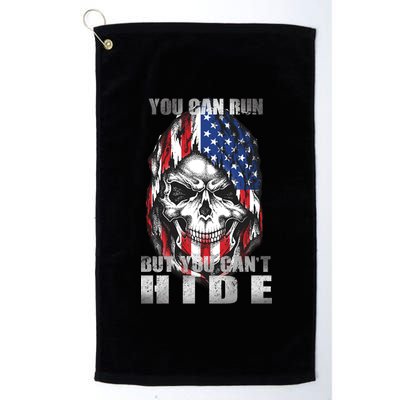 You Can Run But You Can't Hide Platinum Collection Golf Towel