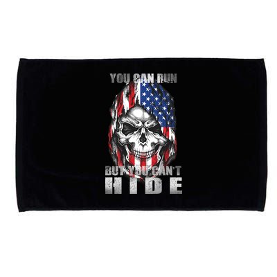 You Can Run But You Can't Hide Microfiber Hand Towel