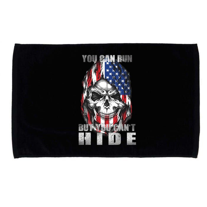 You Can Run But You Can't Hide Microfiber Hand Towel