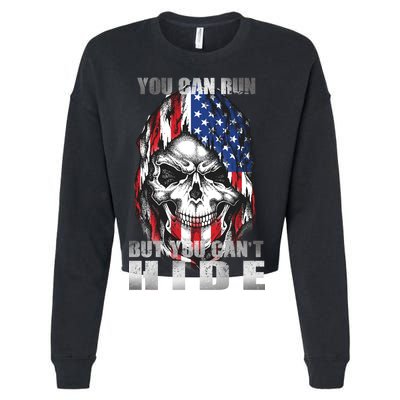 You Can Run But You Can't Hide Cropped Pullover Crew