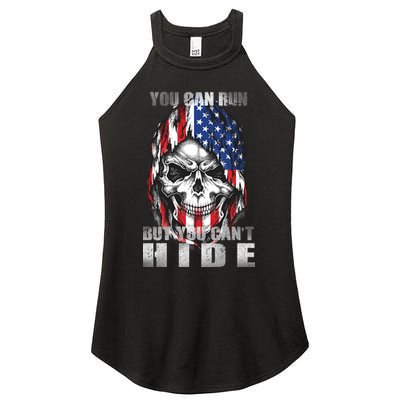 You Can Run But You Can't Hide Women's Perfect Tri Rocker Tank