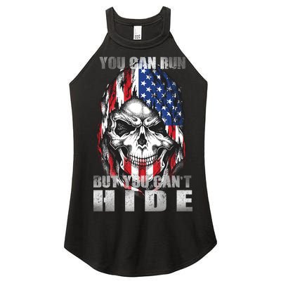 You Can Run But You Can't Hide Women's Perfect Tri Rocker Tank