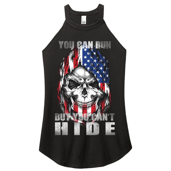 You Can Run But You Can't Hide Women's Perfect Tri Rocker Tank