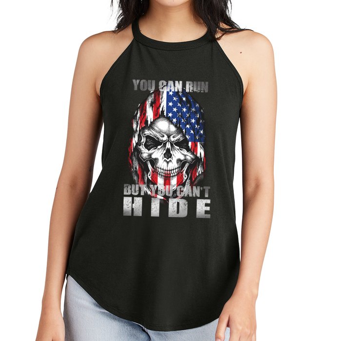 You Can Run But You Can't Hide Women's Perfect Tri Rocker Tank