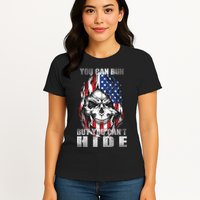 You Can Run But You Can't Hide Womens T-Shirt