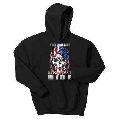 You Can Run But You Can't Hide Kids Hoodie