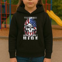 You Can Run But You Can't Hide Kids Hoodie