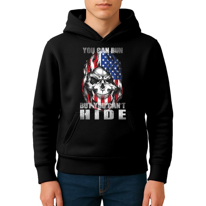 You Can Run But You Can't Hide Kids Hoodie