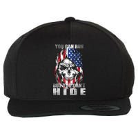 You Can Run But You Can't Hide Wool Snapback Cap