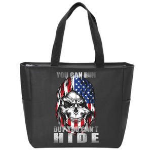 You Can Run But You Can't Hide Zip Tote Bag