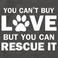 You Can't Buy Love But You Can Rescue It Vector Backpack