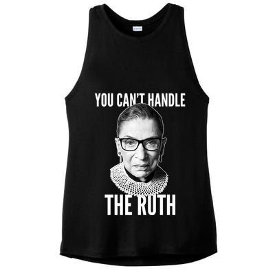 You Can't Handle The Ruth Notorious RBG Ginsburg Ladies PosiCharge Tri-Blend Wicking Tank