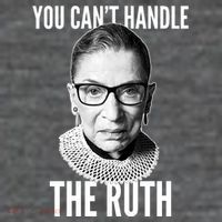 You Can't Handle The Ruth Notorious RBG Ginsburg Zip Tote Bag