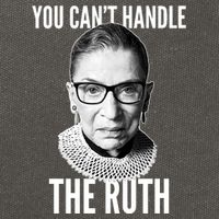 You Can't Handle The Ruth Notorious RBG Ginsburg Cotton Canvas Backpack