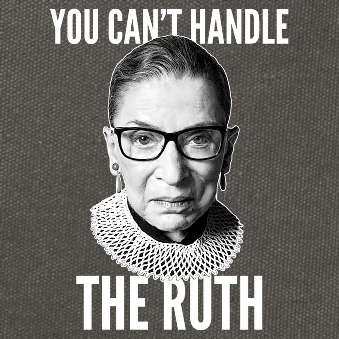 You Can't Handle The Ruth Notorious RBG Ginsburg Cotton Canvas Backpack