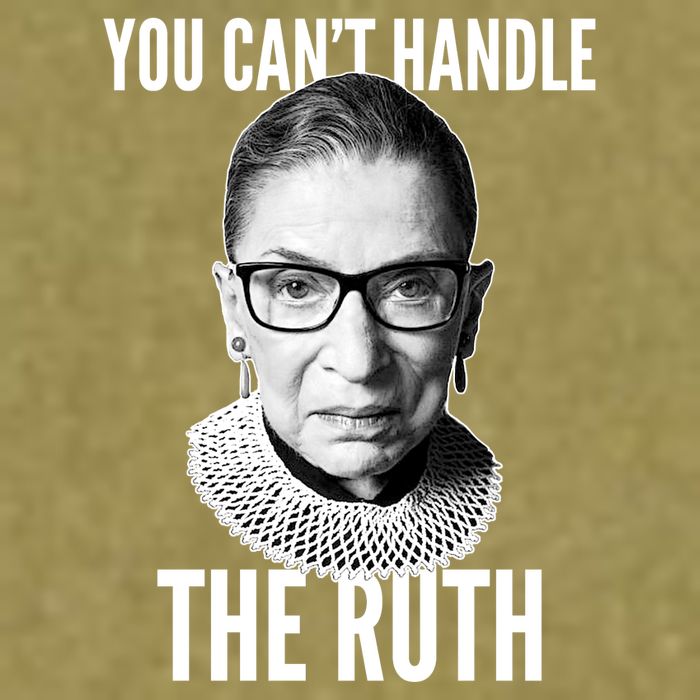 You Can't Handle The Ruth Notorious RBG Ginsburg Garment-Dyed Women's Muscle Tee
