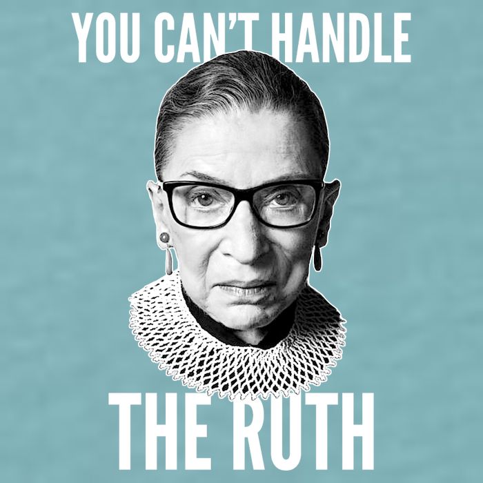 You Can't Handle The Ruth Notorious RBG Ginsburg Sueded Cloud Jersey T-Shirt