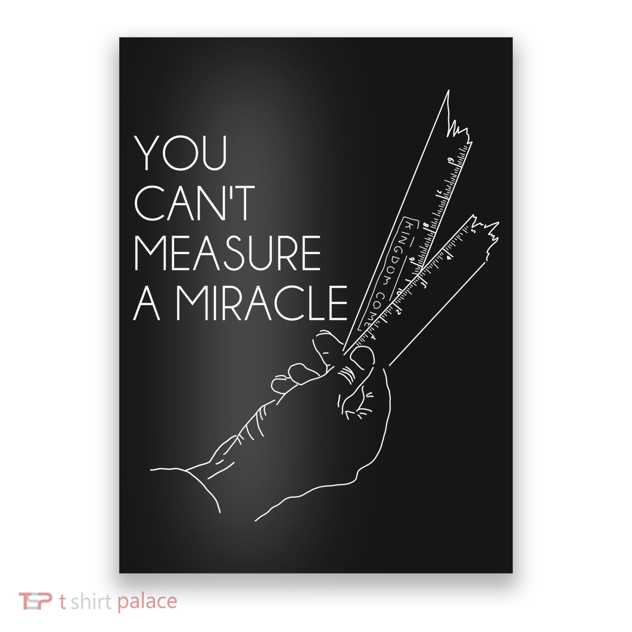 You Can't Measure A Miracle Funny Meme Poster