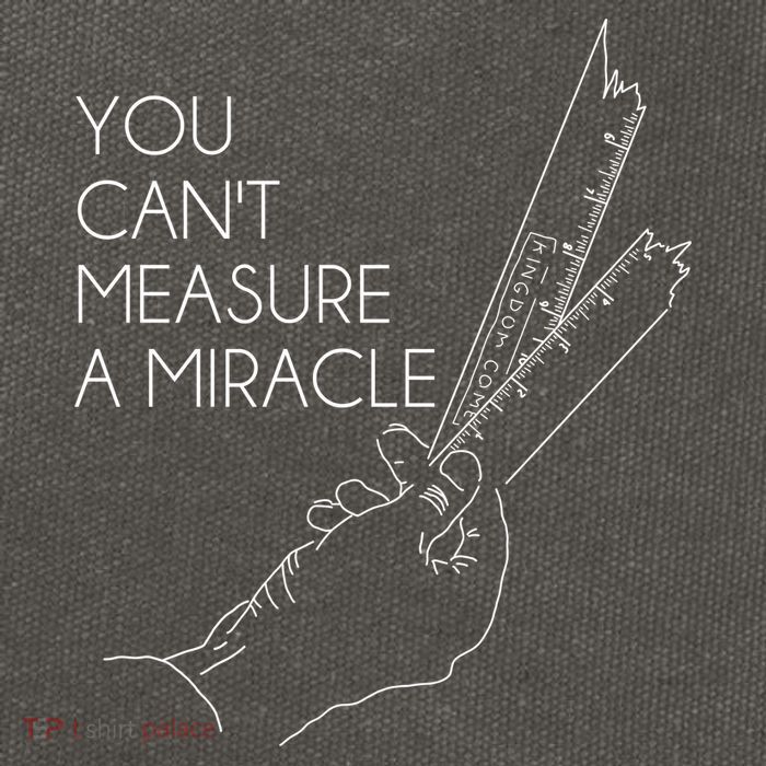 You Can't Measure A Miracle Funny Meme Cotton Canvas Backpack