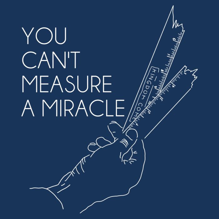You Can't Measure A Miracle Funny Meme Infant Baby Jersey Bodysuit