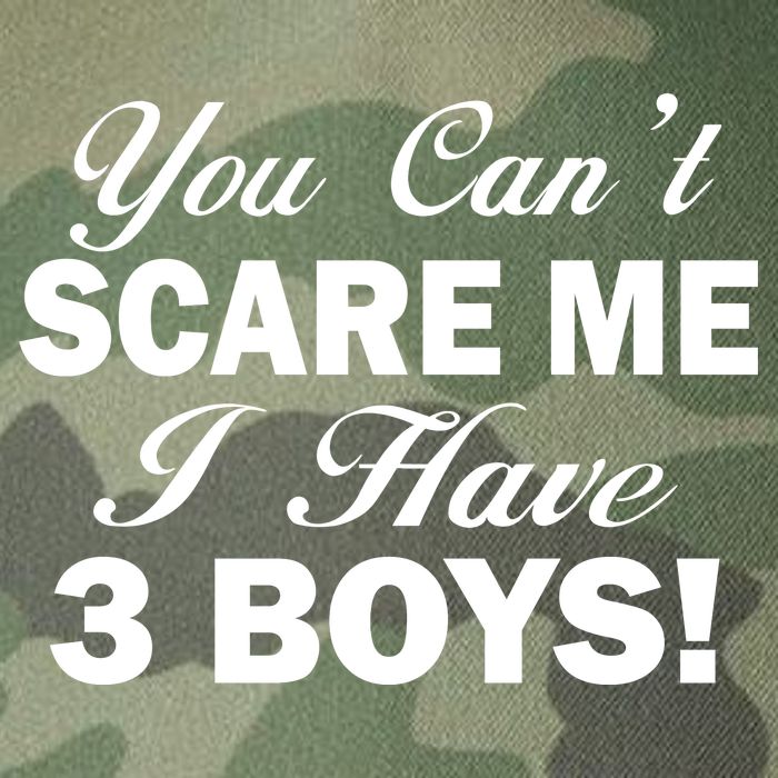 You Can't Scare Me I Have 3 Boys Legacy Tie Dye Trucker Hat