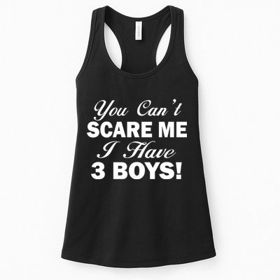 You Can't Scare Me I Have 3 Boys Womens Tank Top