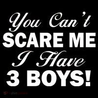 You Can't Scare Me I Have 3 Boys Pom Pom 12in Knit Beanie