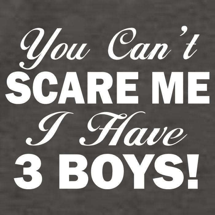 You Can't Scare Me I Have 3 Boys Vector Backpack