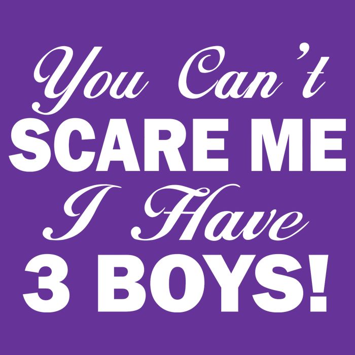 You Can't Scare Me I Have 3 Boys Premium T-Shirt
