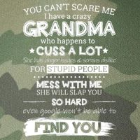 You Can't Scare Me I Have a Crazy Grandma Legacy Tie Dye Trucker Hat