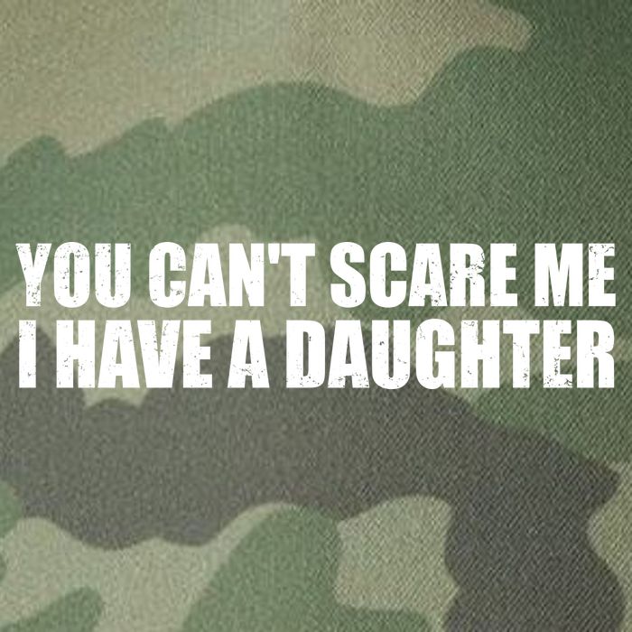 You Can't Scare Me I Have A Daughter Legacy Tie Dye Trucker Hat