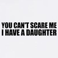 You Can't Scare Me I Have A Daughter Garment-Dyed Sweatshirt