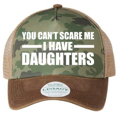 You Can't Scare Me I Have Daughters Legacy Tie Dye Trucker Hat