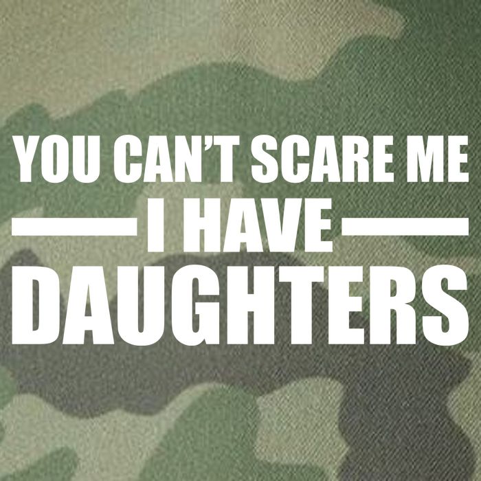 You Can't Scare Me I Have Daughters Legacy Tie Dye Trucker Hat