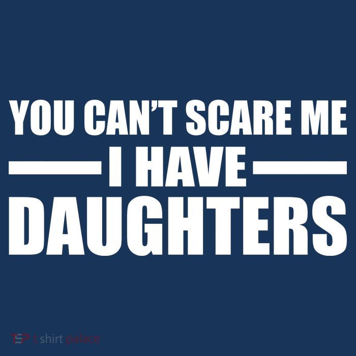 You Can't Scare Me I Have Daughters Zip Tote Bag