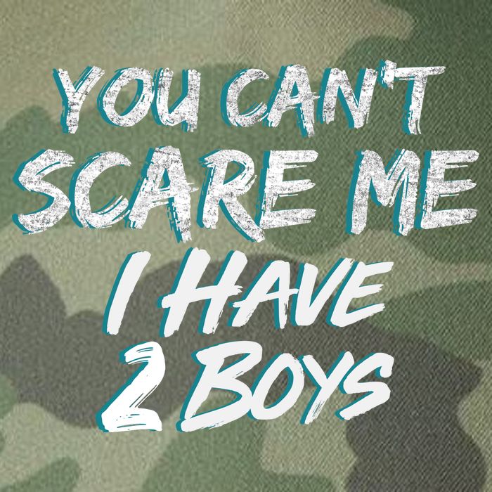 You Can't Scare Me I Have Two Boys Legacy Tie Dye Trucker Hat