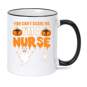 You Can't Scare Me I'm A Nurse Halloween 11oz Black Color Changing Mug