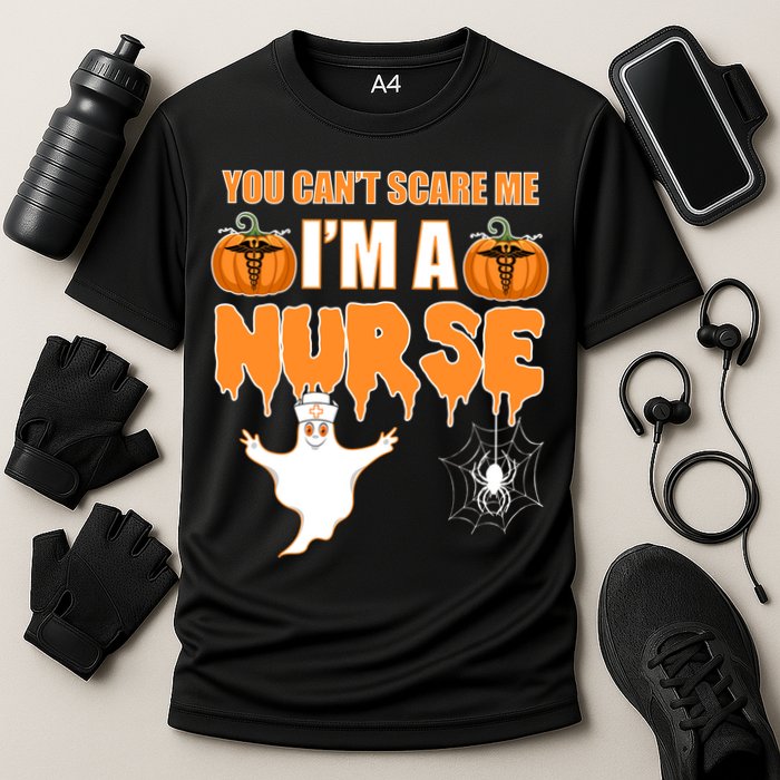 You Can't Scare Me I'm A Nurse Halloween Cooling Performance Crew T-Shirt