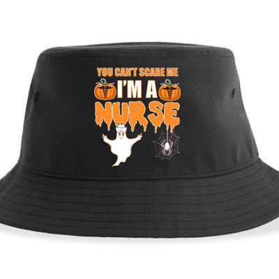 You Can't Scare Me I'm A Nurse Halloween Sustainable Bucket Hat