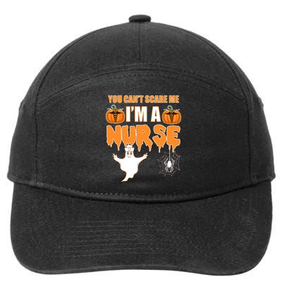 You Can't Scare Me I'm A Nurse Halloween 7-Panel Snapback Hat