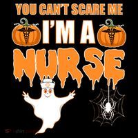 You Can't Scare Me I'm A Nurse Halloween 16 in Basic Backpack